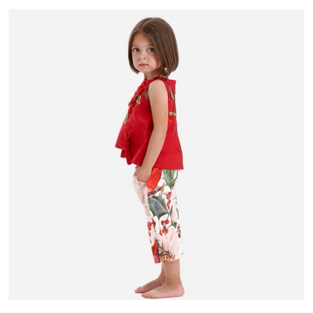 Pan Con Chocolate blouse and pants set